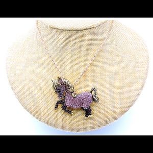 Betsey Johnson Pony Horse Necklace